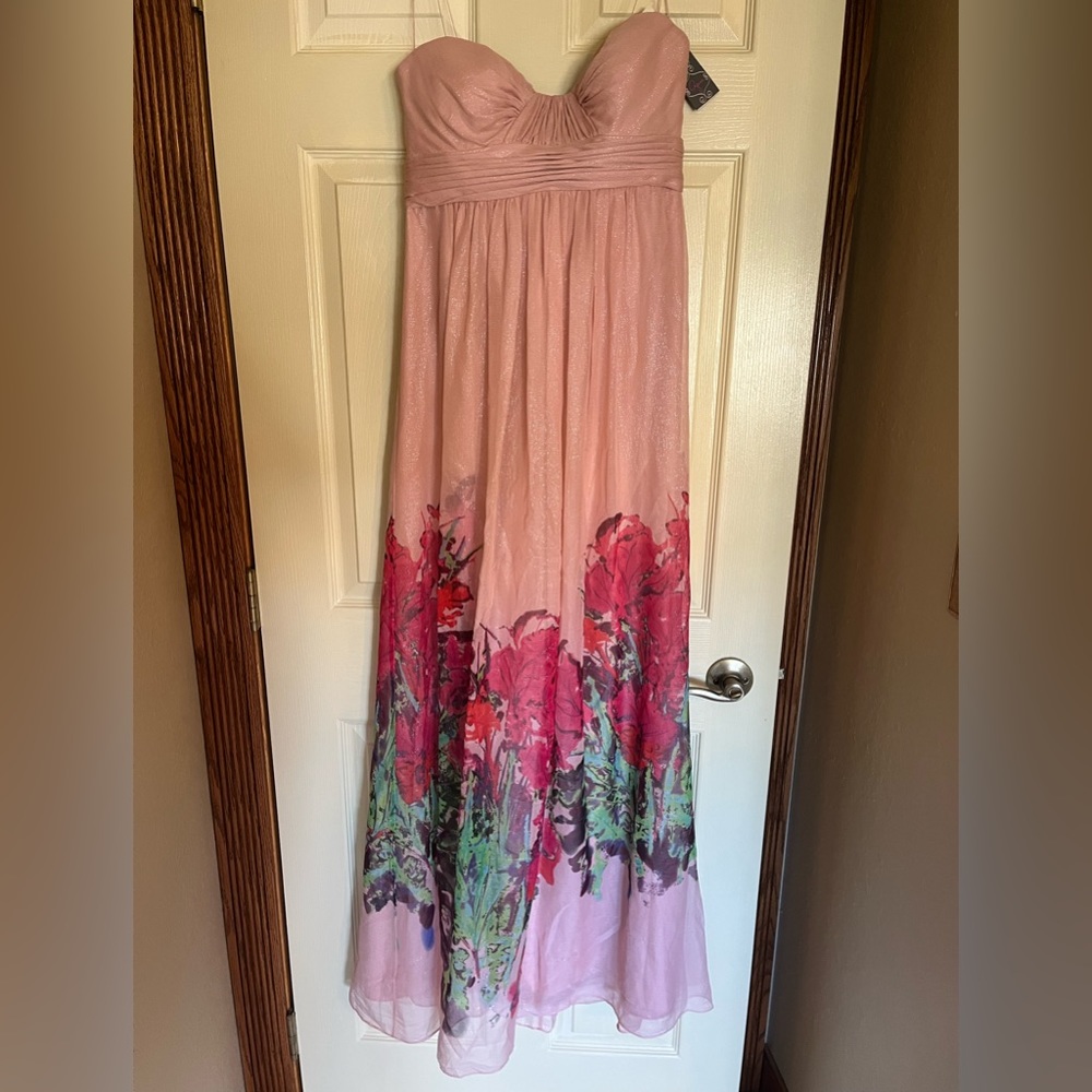 Gorgeous pink floral Aqua dress from Bloomingdale’s